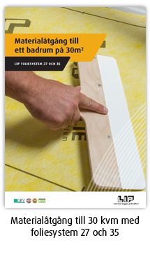 Materialåtgång 30m2