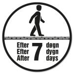 Gangbar efter 7 døgn.