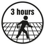 Gangbar efter 3 timer